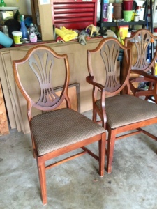 before chairs